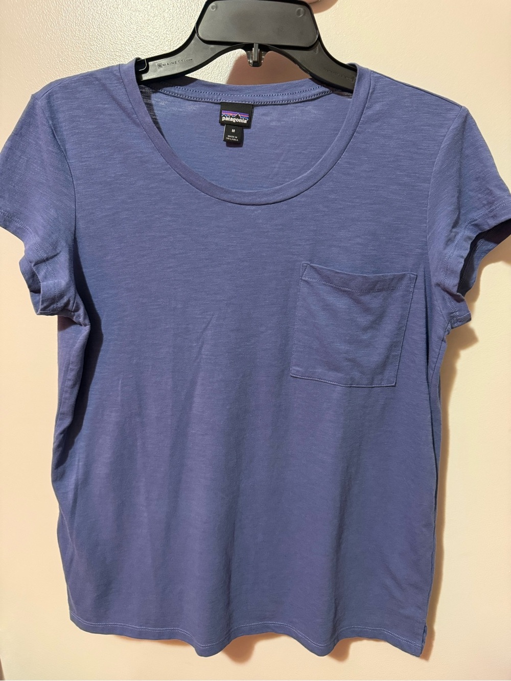 Patagonia Women's Short Sleeve Pocket Tee - Periwinkle